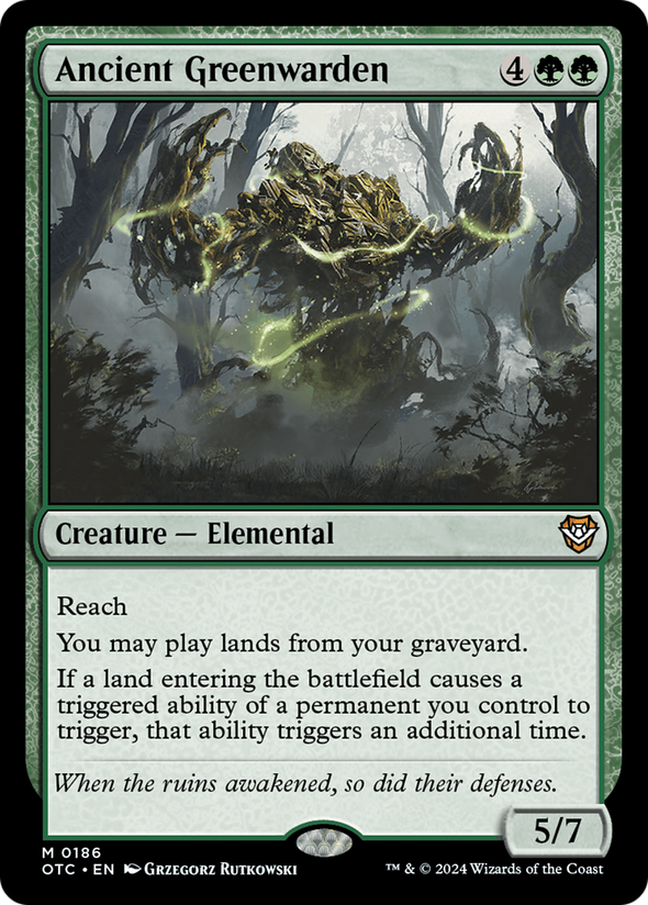 Ancient Greenwarden (OTC)