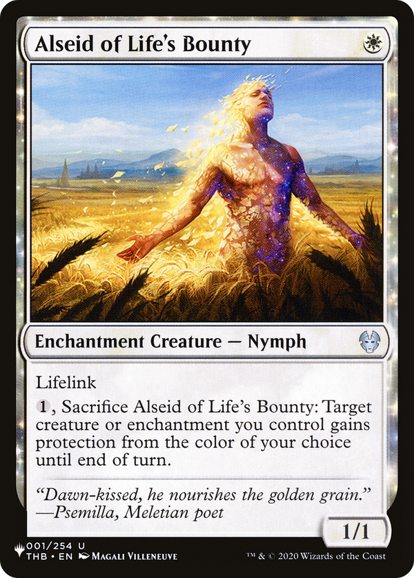 Alseid of Life's Bounty - THB Reprint (PLST)