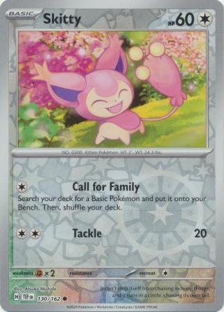 Skitty - 130/162 - Common - Reverse Holo