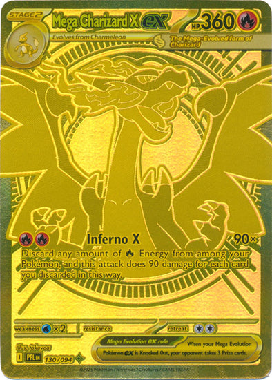 pokemon cards hyper rare charizard 401 Games Canada - Mega Charizard X ex - 130/094