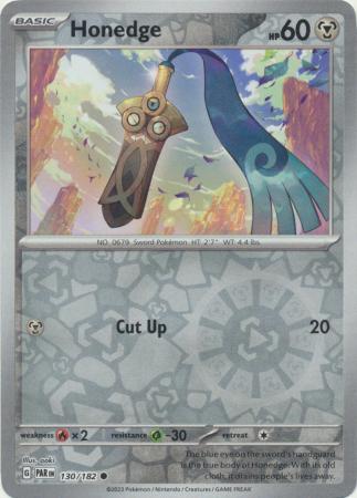 Honedge - 130/182 - Common - Reverse Holo available at 401 Games Canada