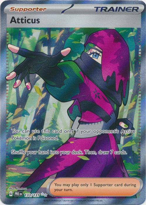 Atticus - 133/131 - Full Art Ultra Rare
