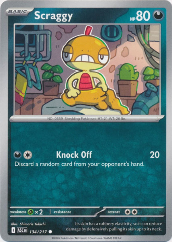 Scraggy - 134/217 - Common