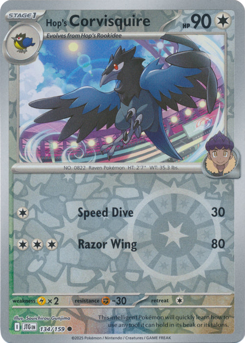 Hop's Corvisquire - 134/159 - Common - Reverse Holo