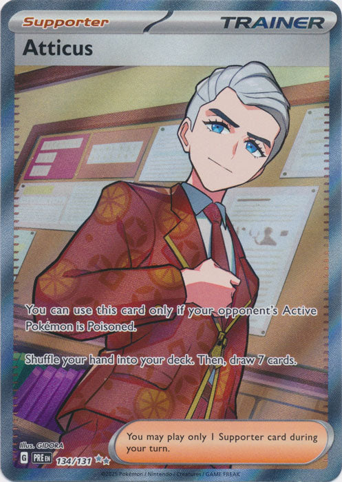Atticus - 134/131 - Full Art Ultra Rare