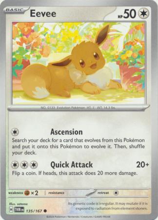 Eevee - 135/167 - Common