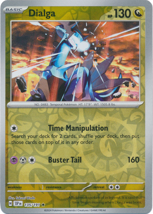 Dialga - 135/191 - Rare - Reverse Holo