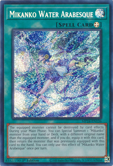 Mikanko Water Arabesque - MP24-EN136 - Prismatic Secret Rare - 1st Edition