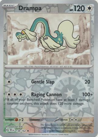 Drampa - 138/162 - Rare - Reverse Holo