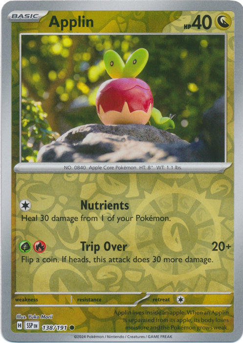 Applin - 138/191 - Common - Reverse Holo