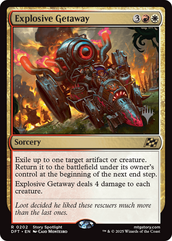 Explosive Getaway - Promo Pack (PDFT)