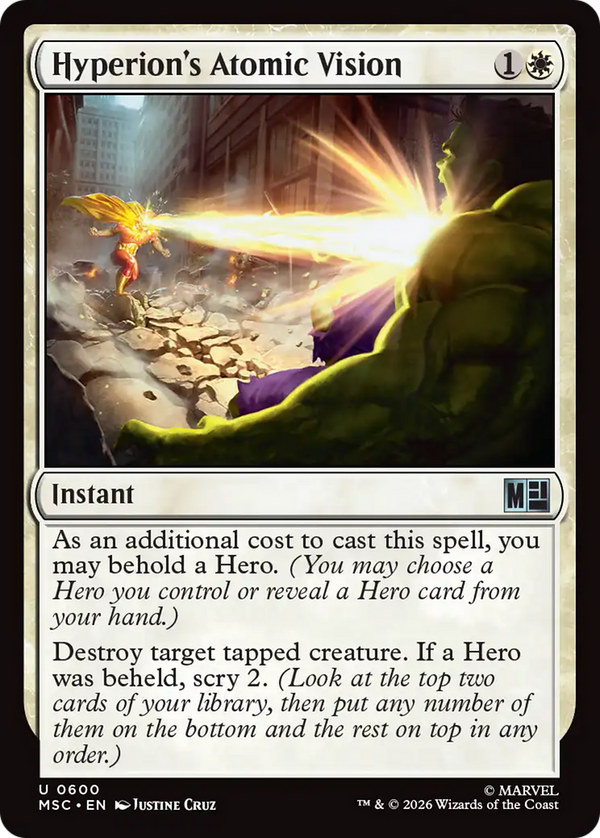 Hyperion's Atomic Vision (MSC)