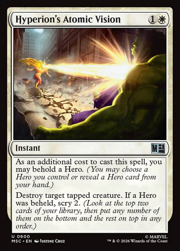 Hyperion's Atomic Vision (MSC)