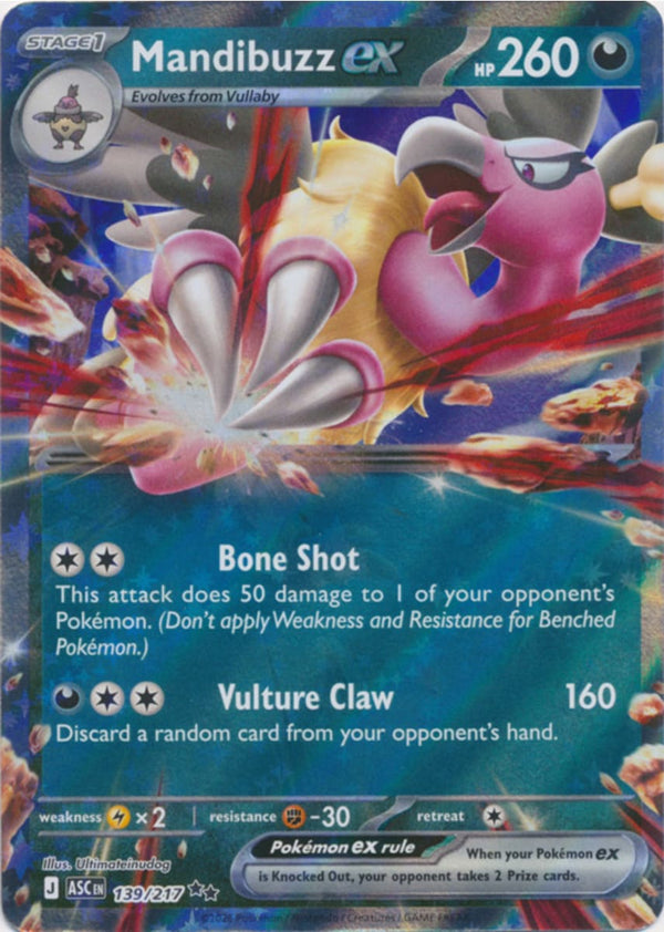 Mandibuzz ex - 139/217 - Double Rare