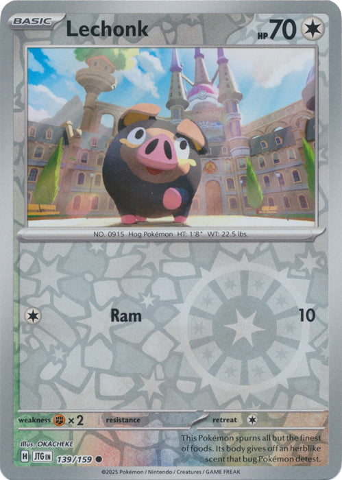Lechonk - 139/159 - Common - Reverse Holo