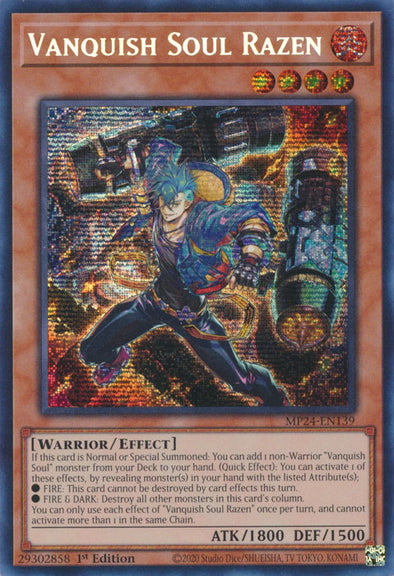 Vanquish Soul Razen - MP24-EN139 - Prismatic Secret Rare - 1st Edition