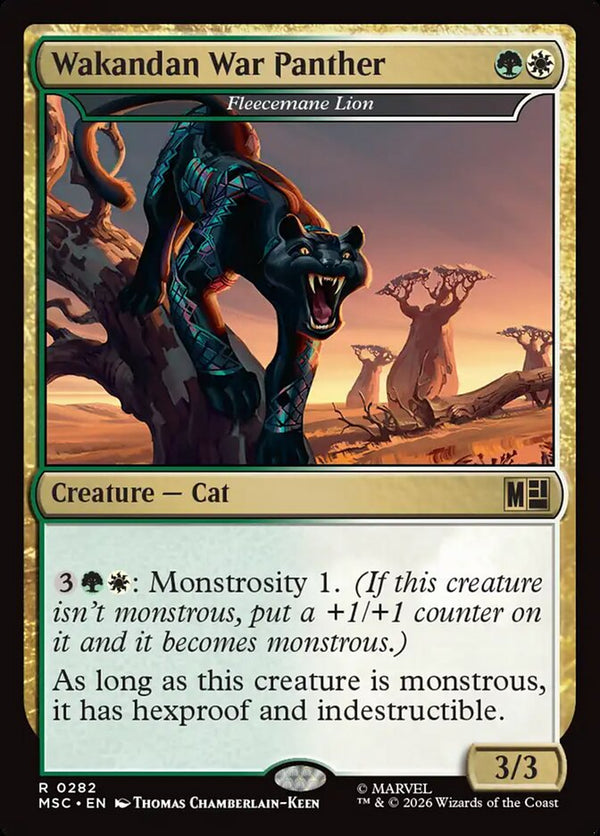 Wakandan War Panther // Fleecemane Lion (MSC)
