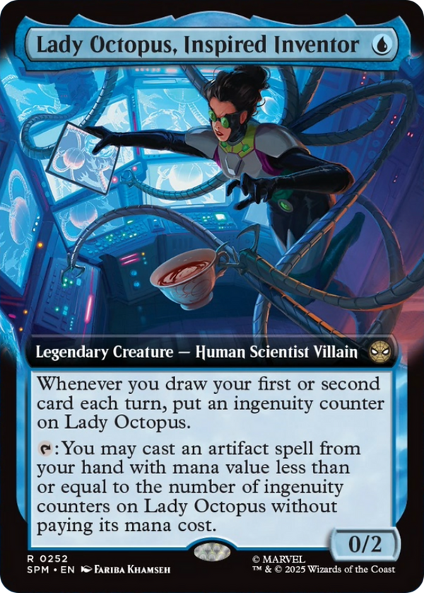 Lady Octopus, Inspired Inventor - Extended Art (SPM)