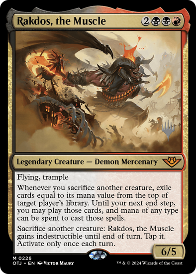 Rakdos, the Muscle - Promo Pack (POTJ)