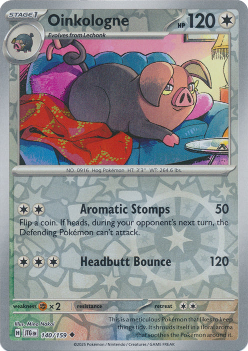 Oinkologne - 140/159 - Uncommon - Reverse Holo