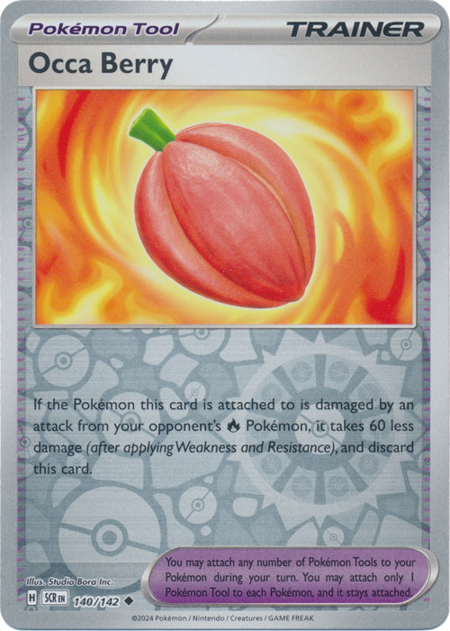 Occa Berry - 140/142 - Uncommon - Reverse Holo