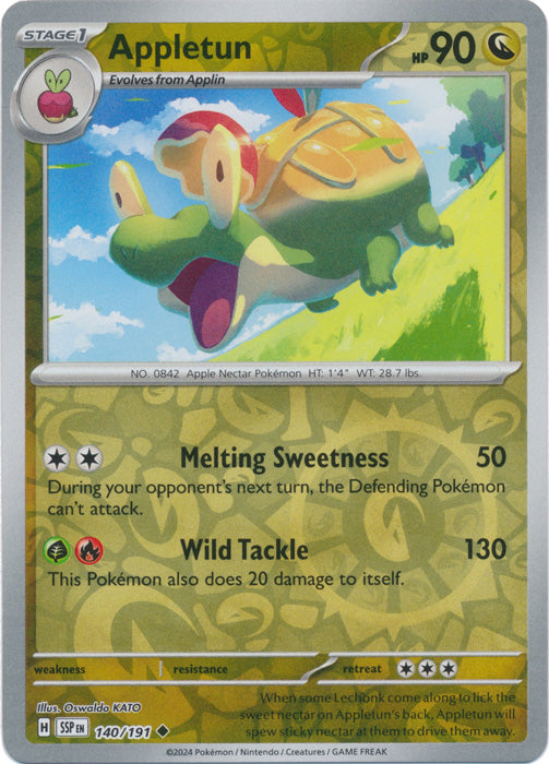 Appletun - 140/191 - Uncommon - Reverse Holo