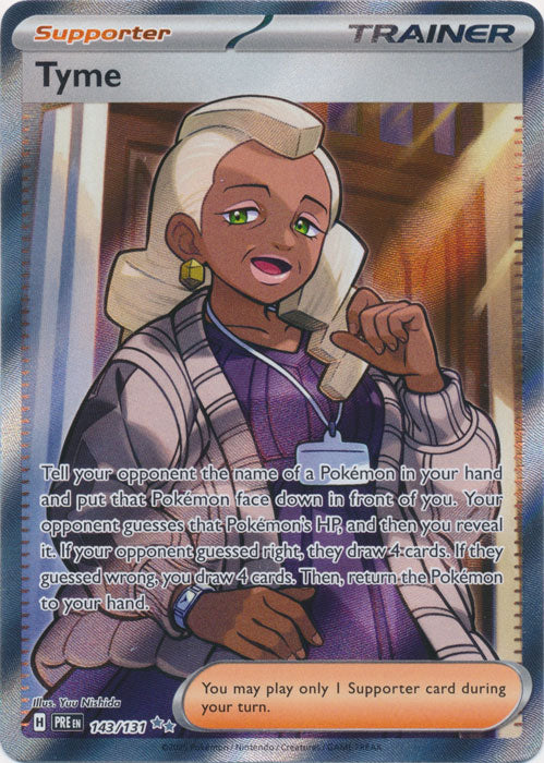 Tyme - 143/131 - Full Art Ultra Rare