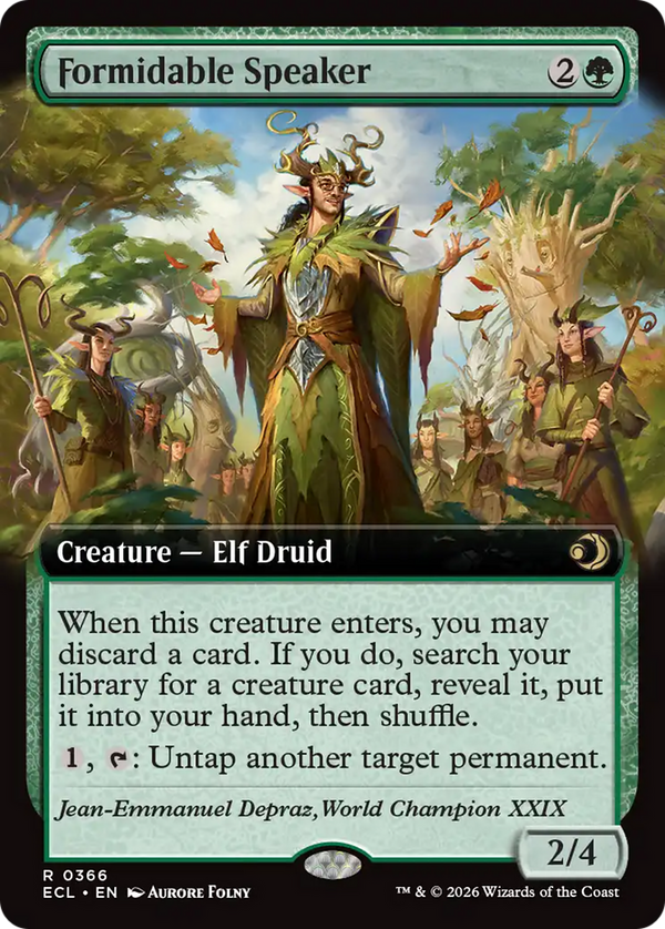 Formidable Speaker - Extended Art (ECL)