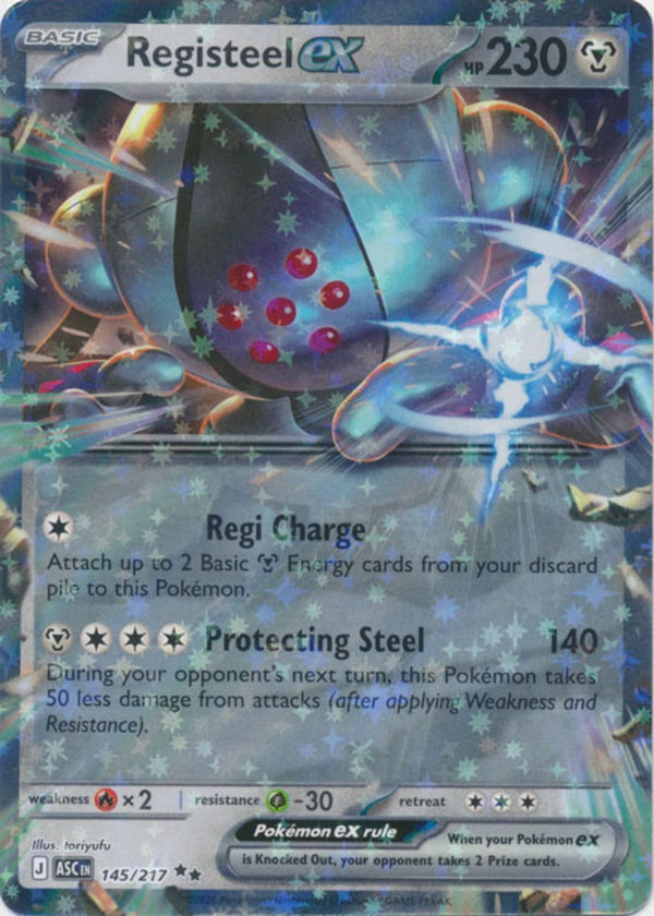 Registeel ex - 145/217 - Double Rare