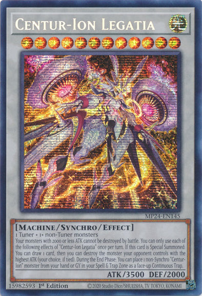 Centur-Ion Legatia - MP24-EN145 - Prismatic Secret Rare - 1st Edition