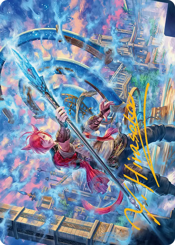 G'raha Tia, Scion Reborn - Art Series (Gold-Stamped Signature) (AFIN)