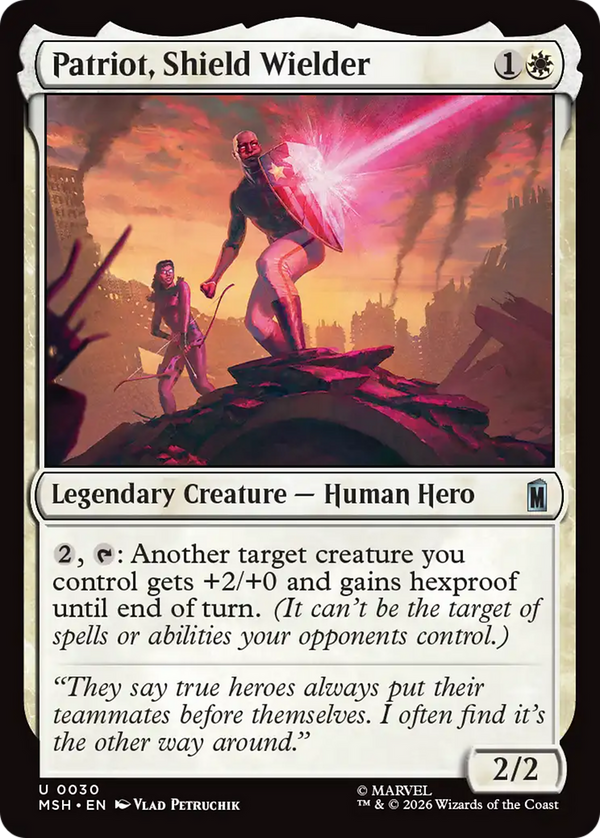 Patriot, Shield Wielder (MSH)