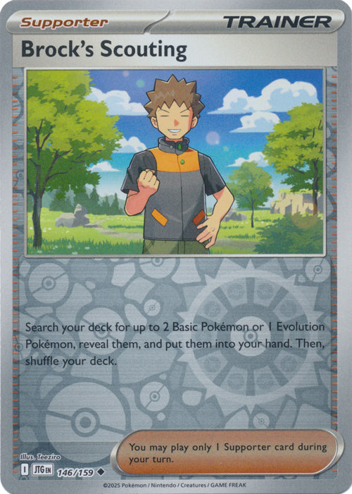 Brock's Scouting - 146/159 - Uncommon - Reverse Holo