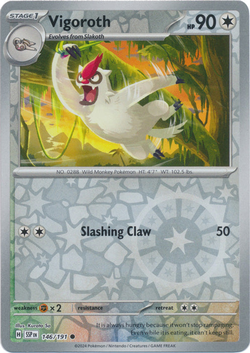 Vigoroth - 146/191 - Common - Reverse Holo
