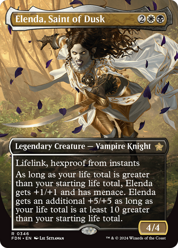 Elenda, Saint of Dusk - Borderless (FDN)