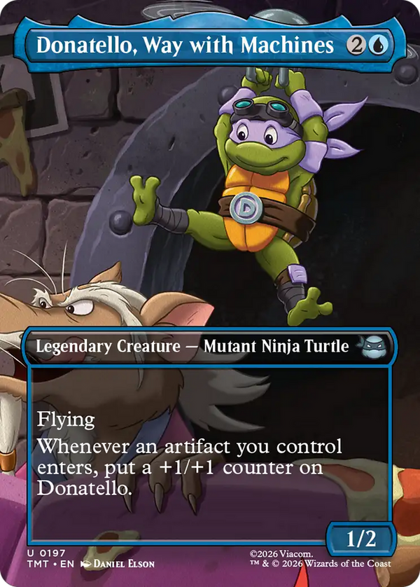 Donatello, Way with Machines - Borderless Scene (TMT)