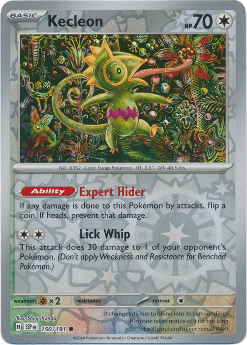 Kecleon - 150/191 - Common - Reverse Holo