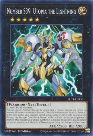 Number S39: Utopia the Lightning - BLC1-EN150 - Common - 1st Edition