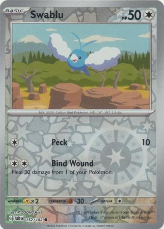 Swablu - 152/182 - Common - Reverse Holo available at 401 Games Canada