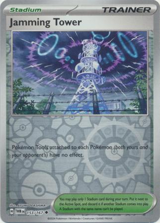 Jamming Tower - 153/167 - Uncommon - Reverse Holo