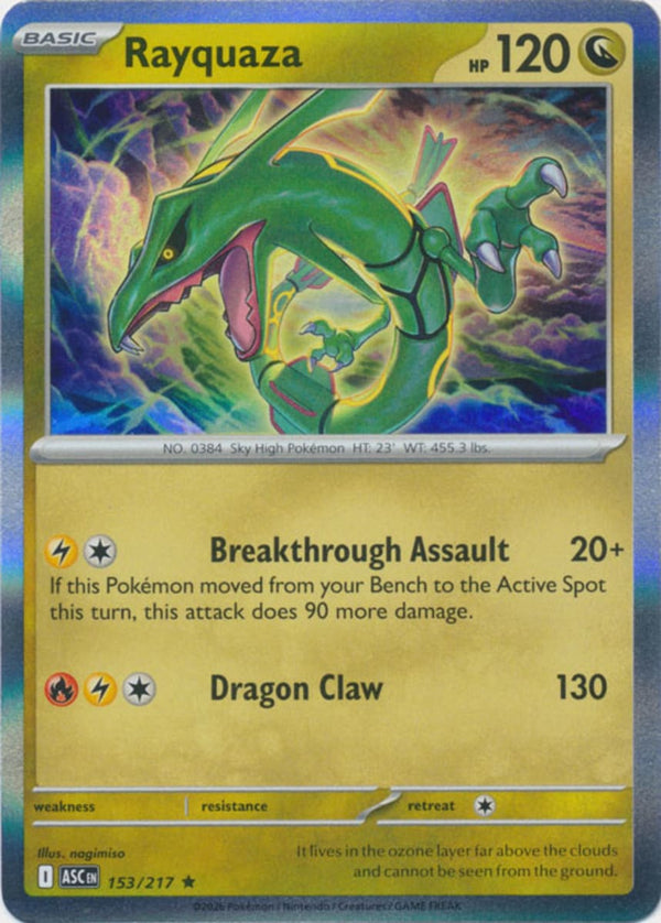 Rayquaza - 153/217 - Rare