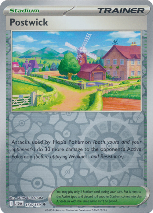 Postwick - 154/159 - Uncommon - Reverse Holo