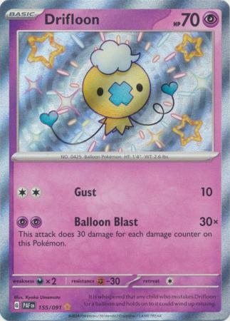 shiny drifloon pokemon card 401 Games Canada - Drifloon - 155/091