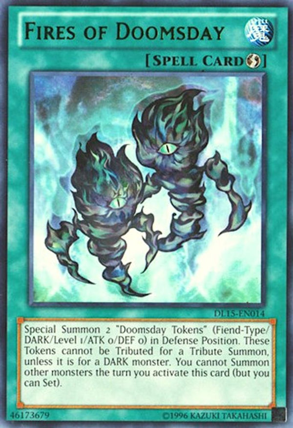 Fires of Doomsday (Green) - DL15-EN014 - Rare