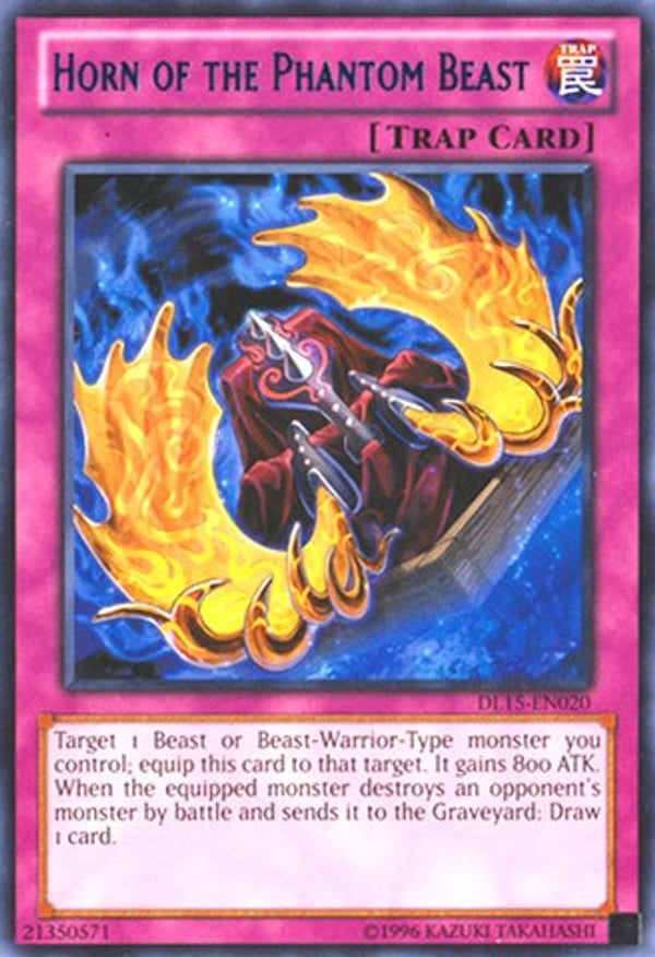 Horn of the Phantom Beast (Blue) - DL15-EN020 - Rare