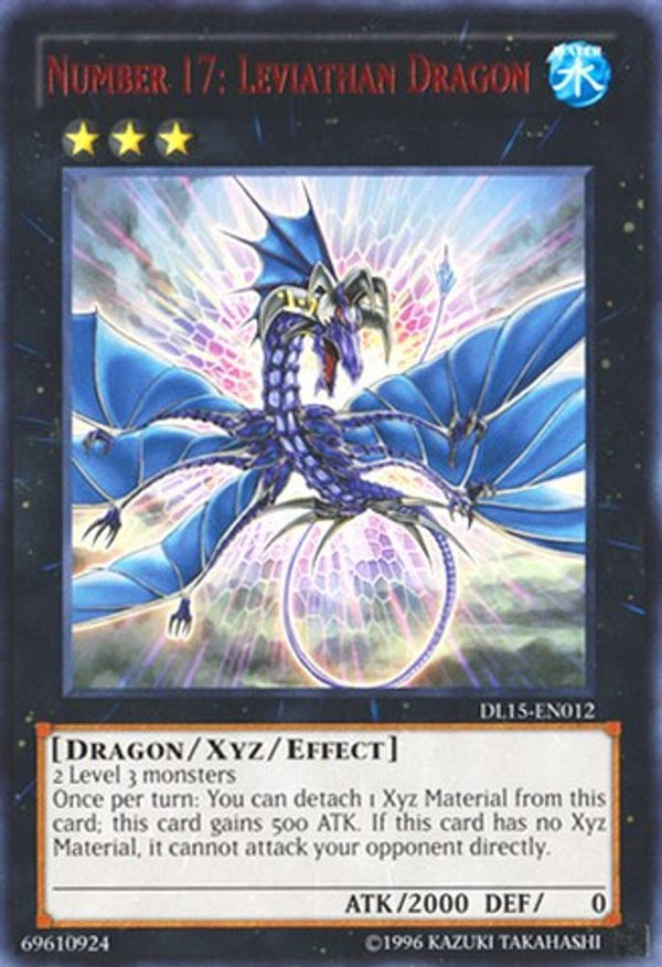 Number 17: Leviathan Dragon (Red) - DL15-EN012 - Rare