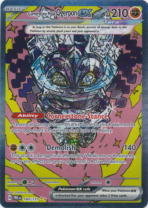 Cornerstone Mask Ogerpon ex - 160/131 - Special Illustration Rare