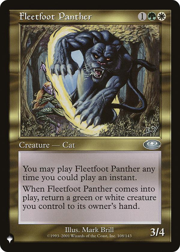Fleetfoot Panther - PLS Reprint (PLST)