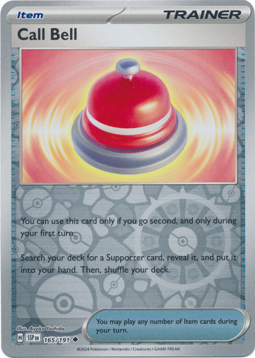 Call Bell - 165/191 - Uncommon - Reverse Holo