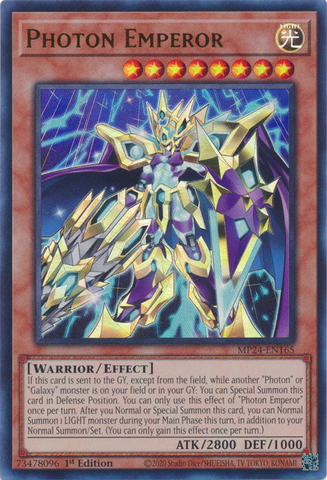 Photon Emperor - MP24-EN165 - Ultra Rare - 1st Edition